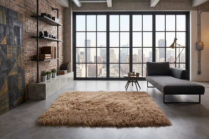 Mongolian & Tibetan Lamb Fur Rug – Multiple Colors