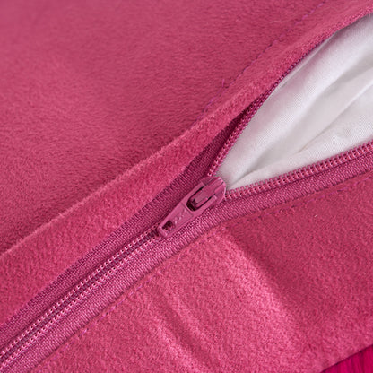 Mongolian Lamb Fur Pillow – Hot Pink | Soft Luxury Throw Pillow | Multiple Sizes Available