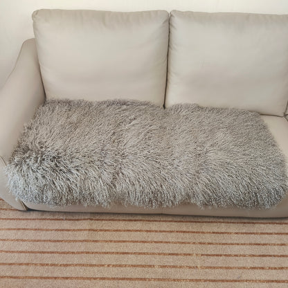 Mongolian and Tibetan Lamb Fur Plate 2 x 4 Natural Curly Sheepskin Multiple Colors