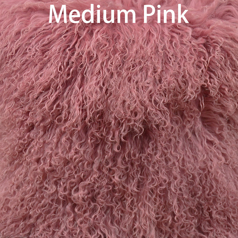 Tibetan/ Mongolian Lamb Fur Hide Rug - Many Colors