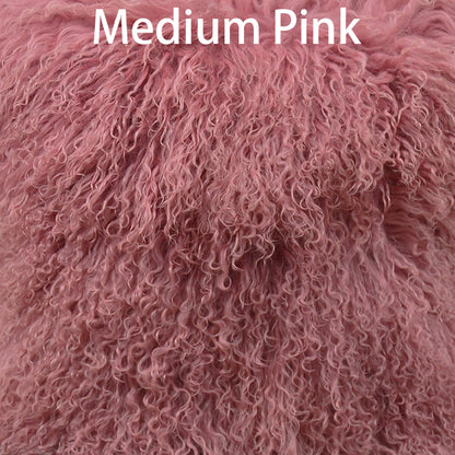 Tibetan/ Mongolian Lamb Fur Hide Rug - Many Colors