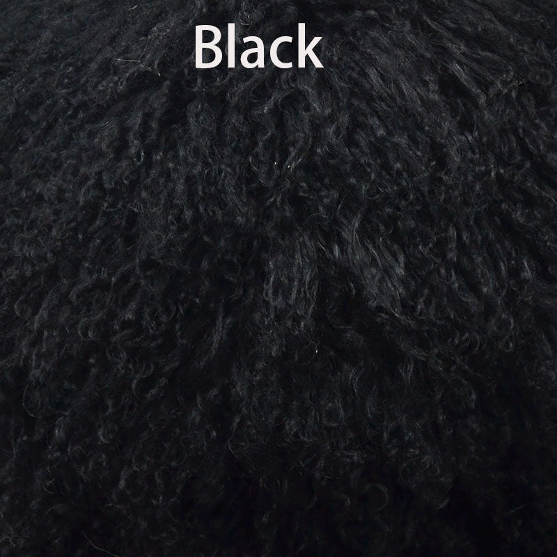 Tibetan/ Mongolian Lamb Fur Hide Rug - Many Colors