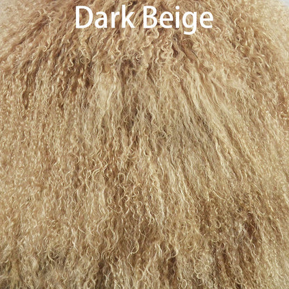 Tibetan/ Mongolian Lamb Fur Hide Rug - Many Colors