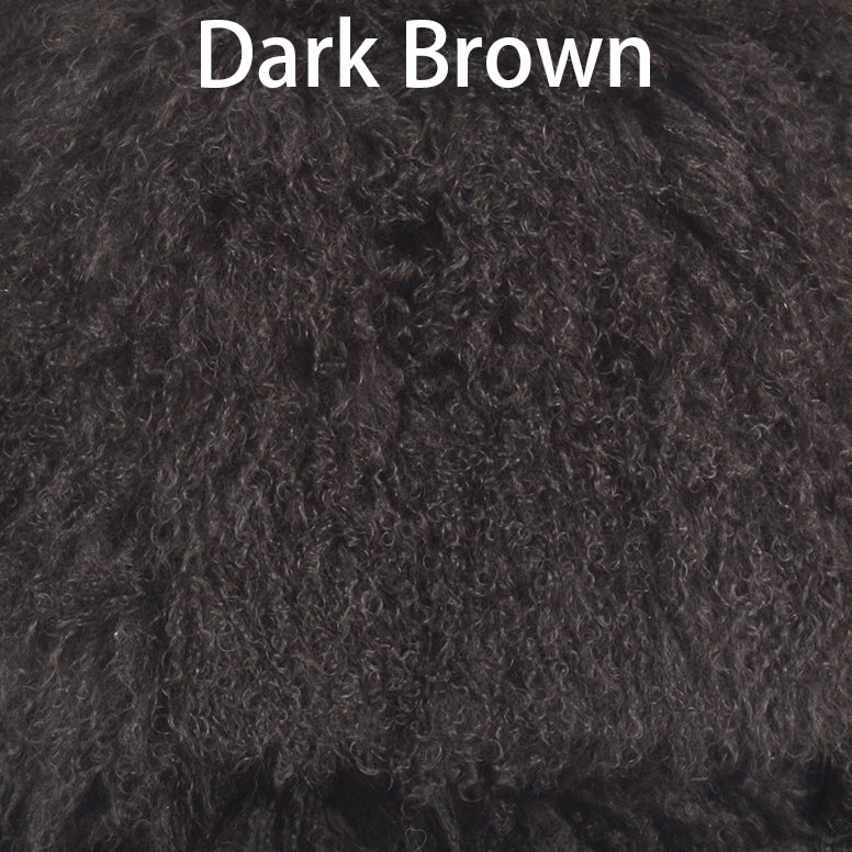 Tibetan/ Mongolian Lamb Fur Hide Rug - Many Colors
