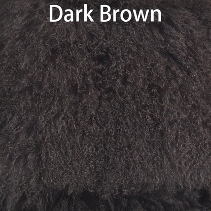 Tibetan/ Mongolian Lamb Fur Hide Rug - Many Colors