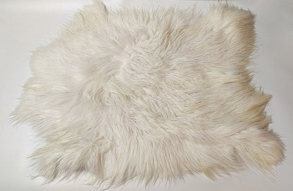Véritable tapis en fourrure de chèvre authentique - Plusieurs couleurs