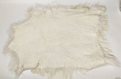 Véritable tapis en fourrure de chèvre authentique - Plusieurs couleurs