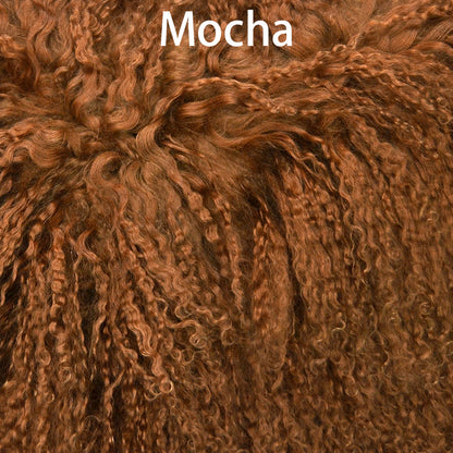 Tibetan/ Mongolian Lamb Fur Hide Rug - Many Colors